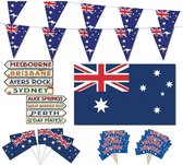 Articles de fête Décoration thème Australie - Paquet XL - Décoration de fête australienne