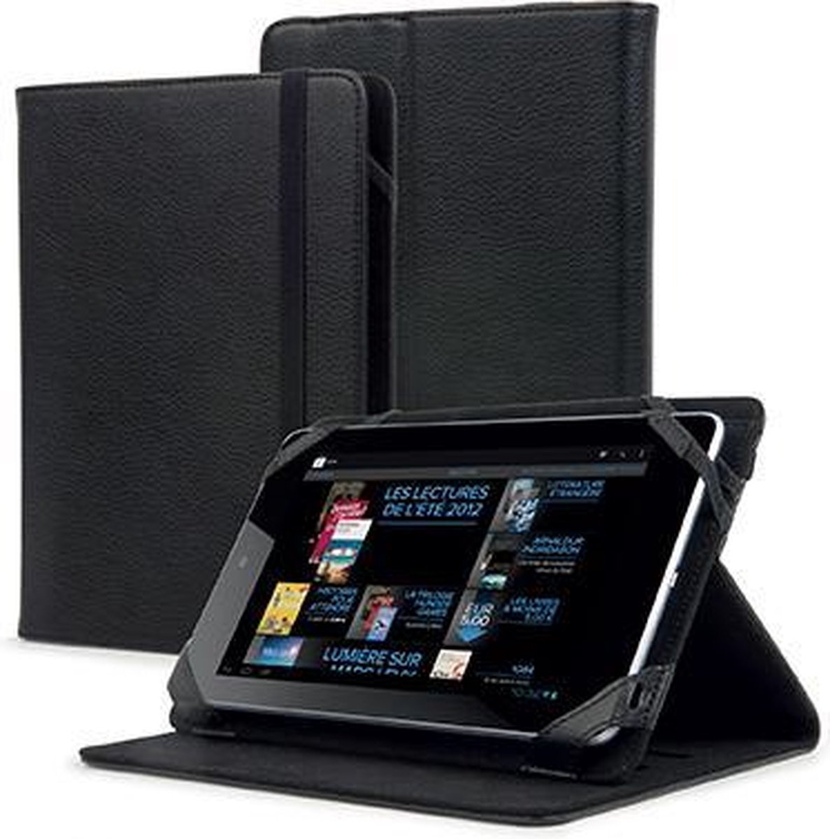Muvit Universal 78 inch Tablet Easel Case Black with Builtin Stand