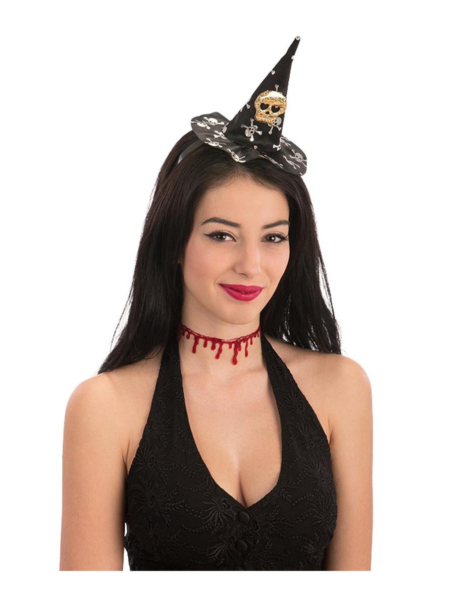 Carnival Toys Haardband Heksenhoed Dames 14 Cm Zwart One-size
