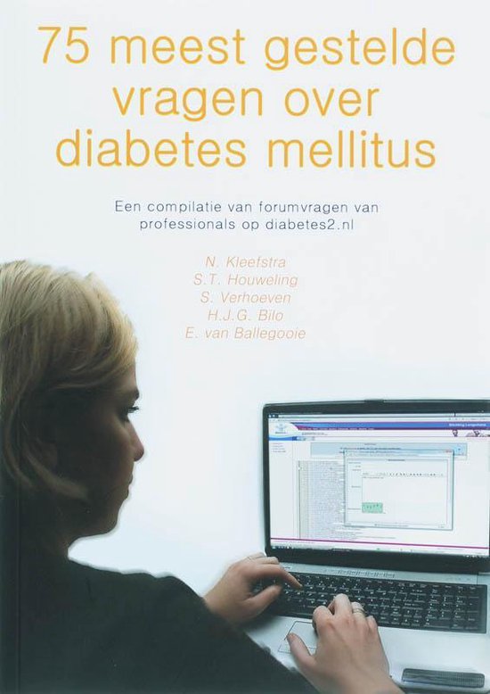 Cover van het boek '75 meest gestelde vragen over diabetes mellitus'