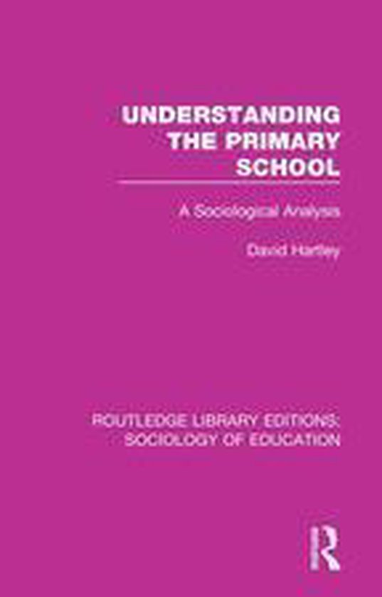 Routledge Library Editions: Sociology of Education - Underst ... - cover