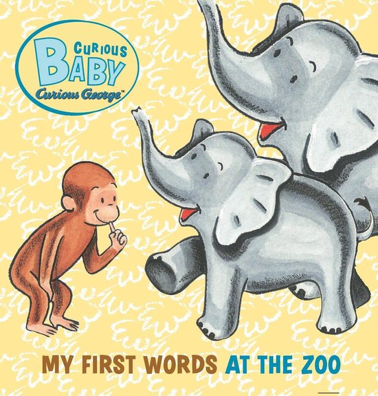 Curious George - Curious Baby: My First Words at the Zoo - cover