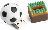Ulticool USB-stick Voetbal Gras -  16 GB - Sport - Groen