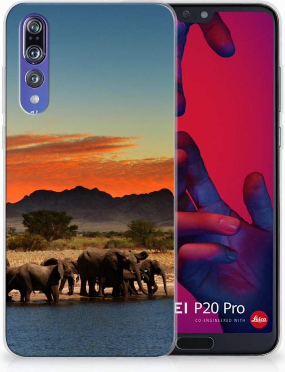 Huawei P20 Pro TPU Hoesje Olifanten