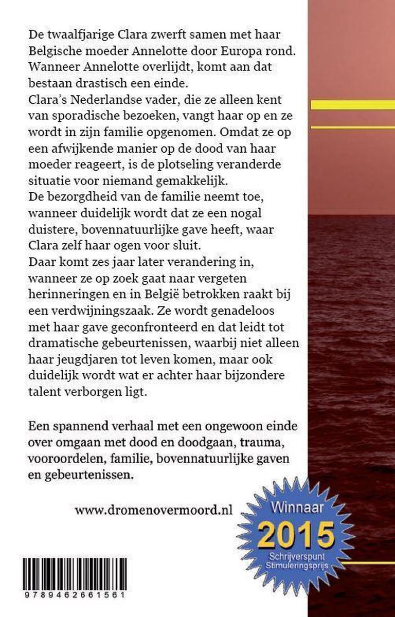 Dromen over moord - back cover