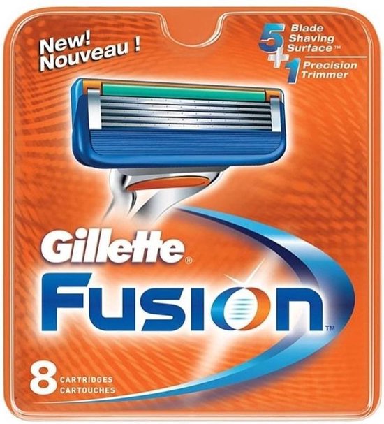 Gillette Fusion Scheermesjes - 8 Stuks