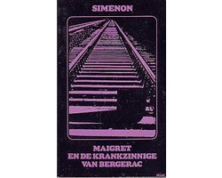 Omslag van Maigret en krankzinnige van Bergerac