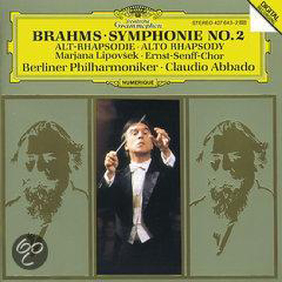 Brahms: Symphonie no 2, Alto Rhapsody / Abbado, Lipovsek