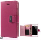 Mercury Rich Dairy wallet case iPhone 6 Plus donker roze