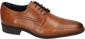 Fluchos -Heren -  cognac/caramel - geklede lage schoenen - maat 40