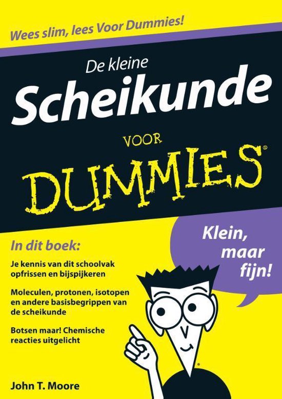 Voor Dummies - De kleine scheikunde voor Dummies - cover