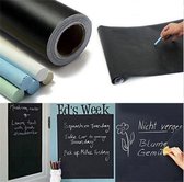 Autocollant de tableau / autocollant de tableau - Autocollant de craie pour Kinder + craies de tableau, noir