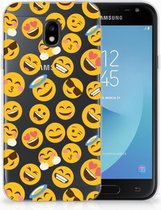 Geschikt voor Samsung Galaxy J3 2017 TPU Hoesje Design Emoji