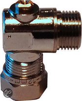 Kogelstopkraan 3/8"Bux12 Knel Plieger Label Bl 1St (-)