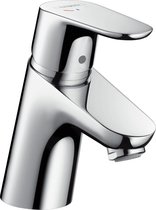 Robinet de lavabo Hansgrohe Focus CoolStart - Bec moyen - Avec vidage - Chrome