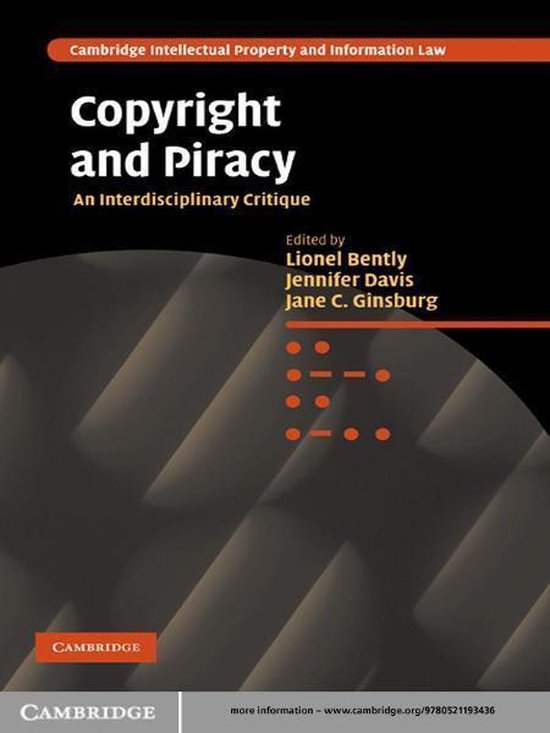 Cambridge Intellectual Property and Information Law 13 - Cop ... - cover