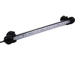 Aquarium LED verlichting met wit licht. Lengte led aquariumlamp 18 cm met 9 led's wit. Aquarium verlichting die in het water kan. Onderwater ledlamp van 18 cm.