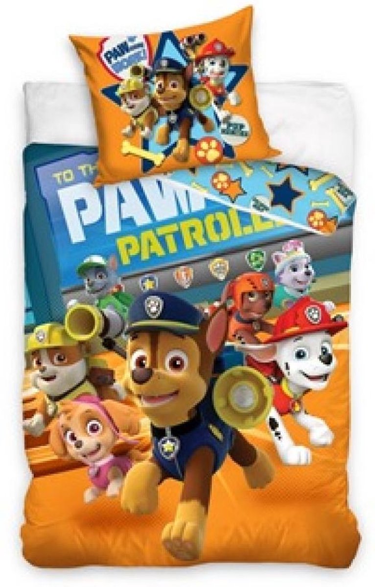 Paw Patrol - Dog Patrol - dekbedovertrek - eenpersoons - 140 x 200 cm