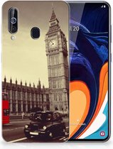 Geschikt voor Samsung Galaxy A60 Siliconen Back Cover Londen