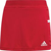 adidas 9 Skort Meisjes Sportrok - Maat 164  - Unisex - rood/wit