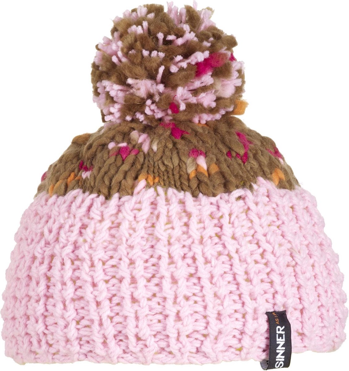 Sinner Beartown Beanie Muts Volwassenen One Roze