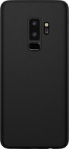 MAT Zwart siliconen TPU Backcover Hoesje Samsung Galaxy S9 (1,5mm dik)