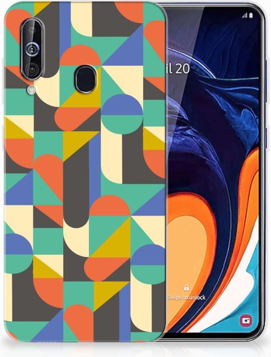 Samsung Galaxy A60 TPU bumper Funky Retro