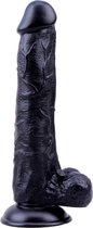 Realistische Dildo - Zwart 24,5 cm