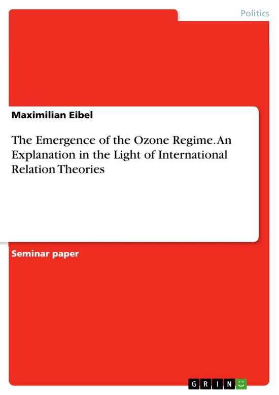 The Emergence of the Ozone Regime. An Explanation in the Lig ... - cover