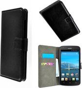 Huawei Ascend Y330 Wallet Bookcase hoesje Zwart