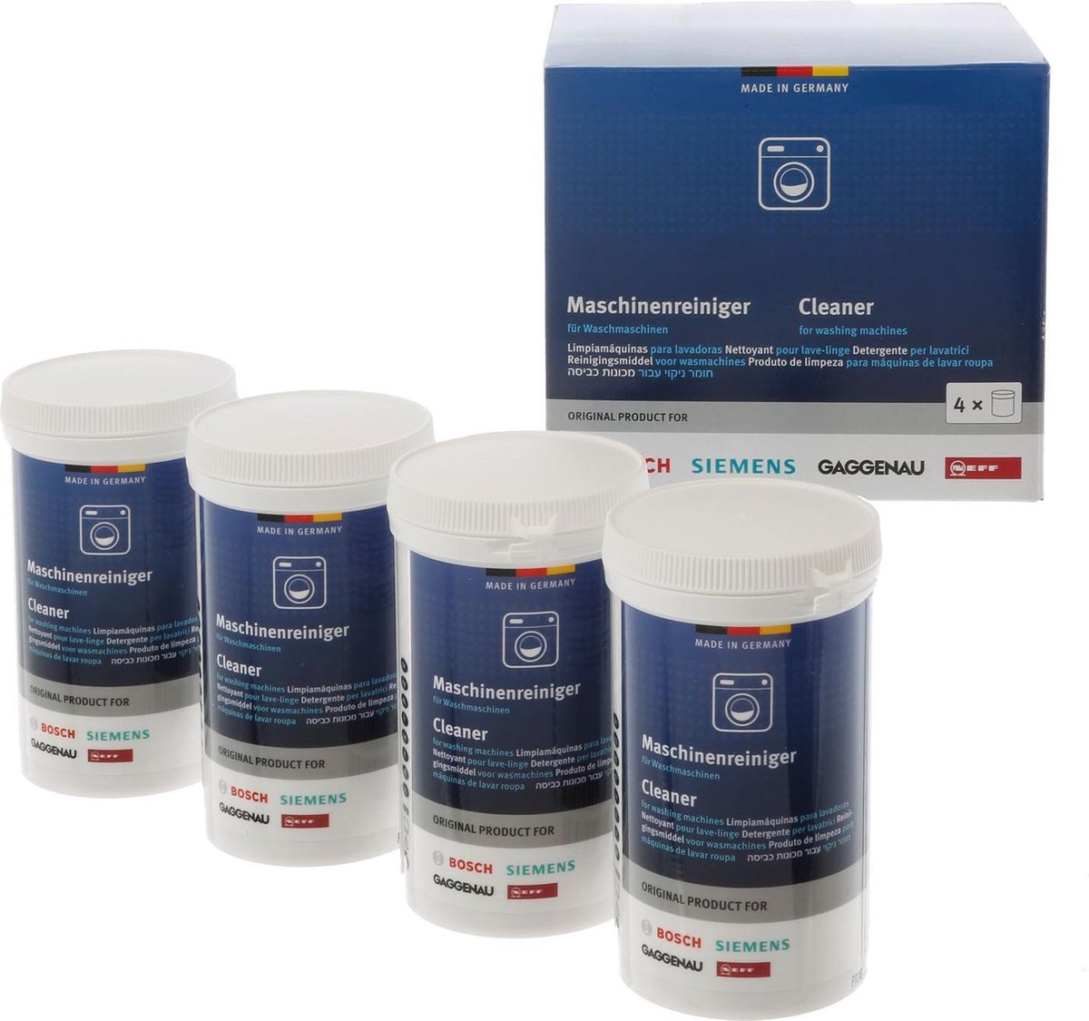 Bosch / Siemens Wasmachine reiniger - 4 stuks 200 gram — afbeelding 2