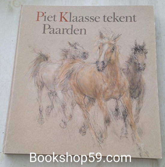 Piet Klaasse tekent paarden