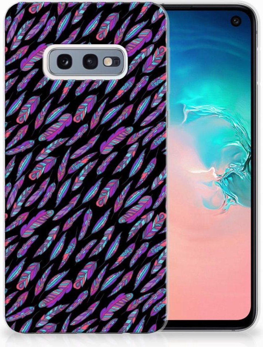 Samsung Galaxy S10e TPU bumper Feathers Color