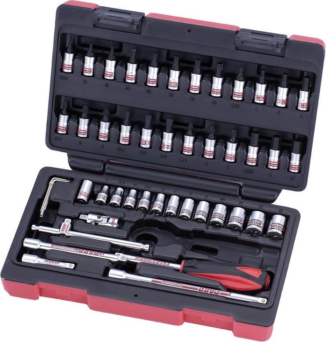 1/4'' Dopsleutelset 47-delig
