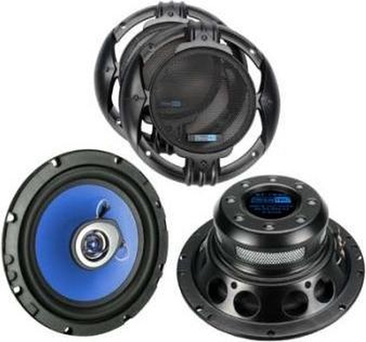 Sinustec ST-165c 2-weg coaxiale inbouwluidspreker 300 W Inhoud: 1 paar