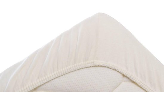 Snoozing - Flanelle - Snoozing Séparation- Hoeslaken - Lits jumeaux - 160x210 / 220 cm - Ivoire