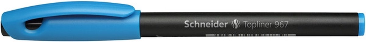 fineliner Schneider Topliner 967 0,4mm turquoise doos met 10 stuks