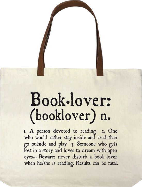 LEGAMI SHOPPER "Book-Lover" met rits | bol.com