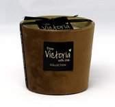 Victoria with Love - Bougie - Bougie parfumée - Brun velours - Petit - Glas - Intérieur