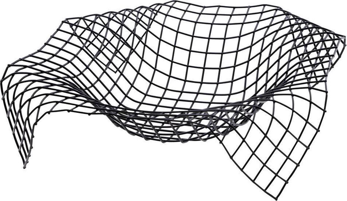 Point-Virgule Wire Envelope mand zwart 30x30x7.5cm