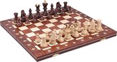 Sunrise-schaakbord met schaakstukken – Schaakspel 40x40 cm. Luxe uitvoering