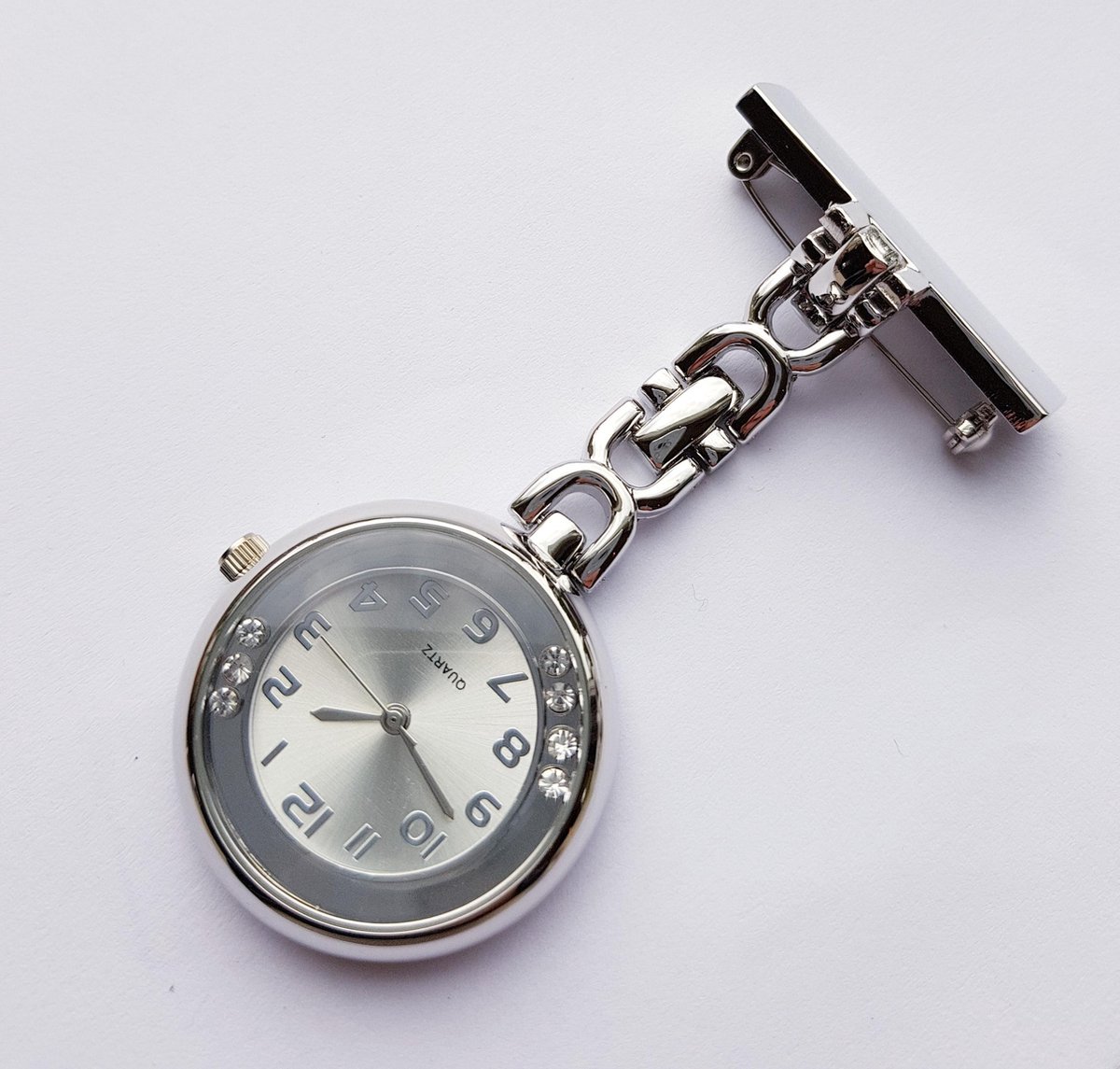 4 stuks verpleegsterhorloges, schattig zusterhorloge met clip voor
