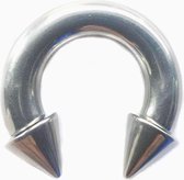 Circular Barbell piercing - 5 mm x 12 mm