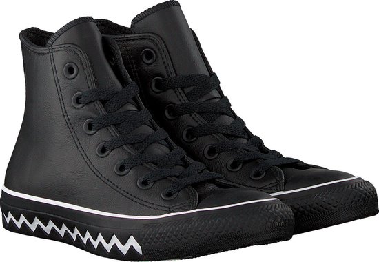 Converse Dames Hoge sneakers Chuck Taylor All Star Hi Dames - Zwart - Maat  39 | bol.com
