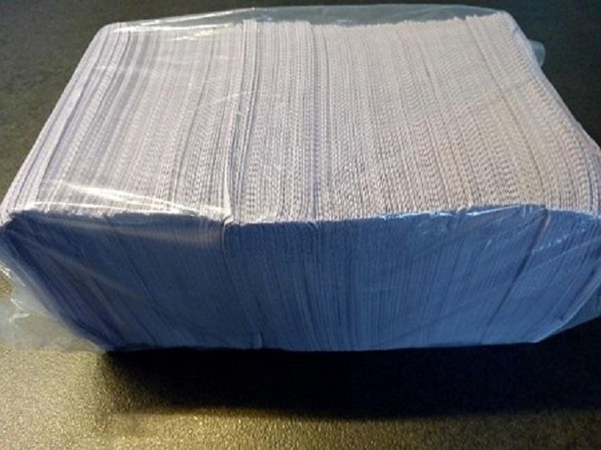 Dental Towels - 125 stuks - Blauw - Waterdichte servetten - Schoonheidszorgen