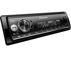 Pioneer MVH-S520DAB Autoradio Enkel din Rood-USB-Bluetooth – 4 x 50 W