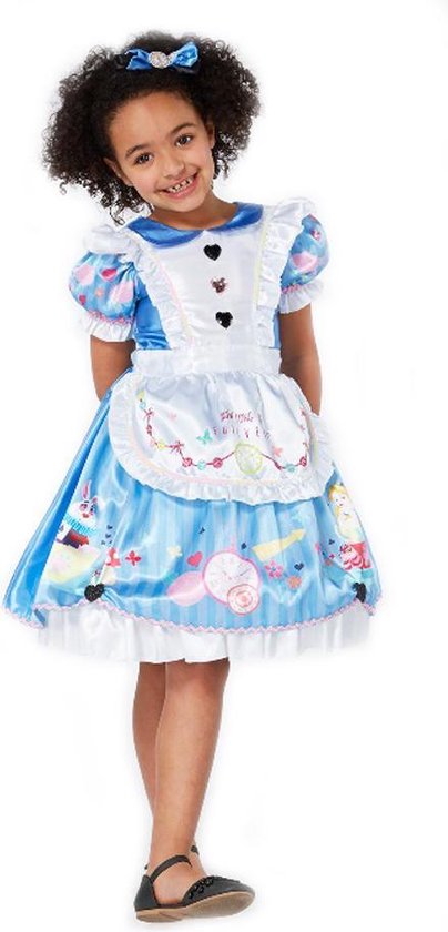 Alice in Wonderland verkleedjurk | luxe met hoepel | Disney Alice jurk |  met haarband | bol.com