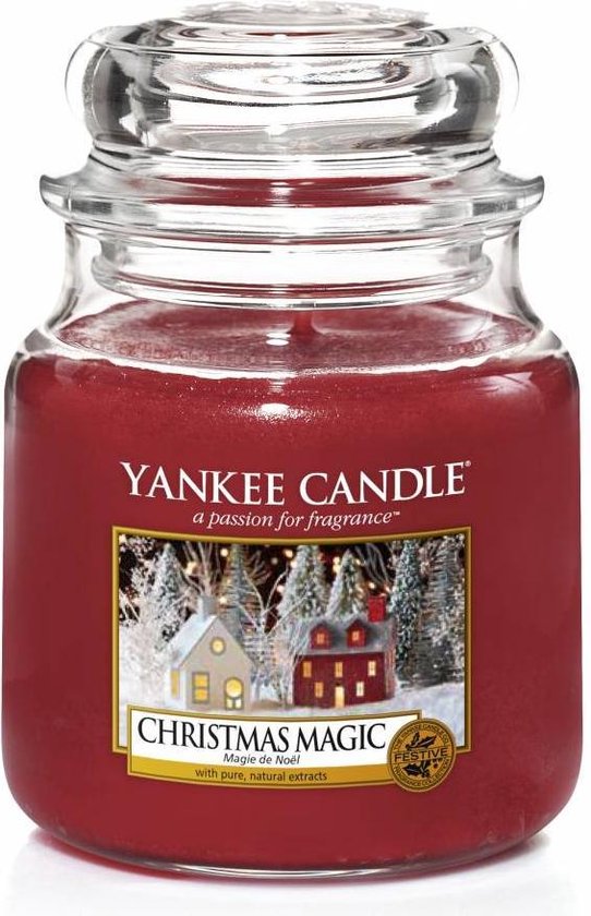 Yankee Candle Medium Jar Geurkaars - Christmas Magic
