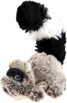 GiGwi Hondenspeelgoed GIG PLUSH FRIENDZ Wasbeer Zwart/Grijs 14 cm