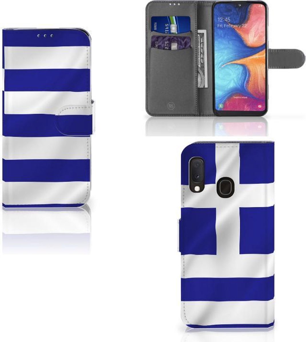 Samsung Galaxy A20e Bookstyle Case Griekenland